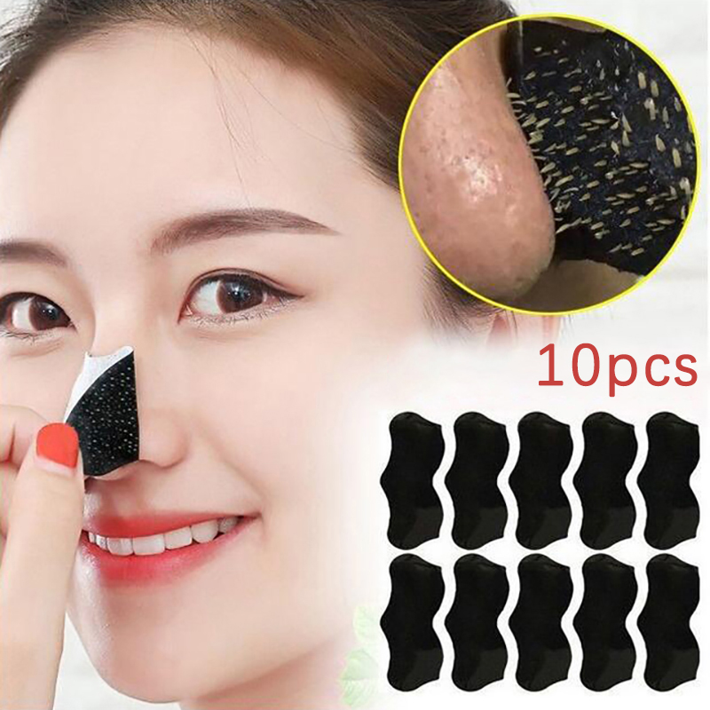 Face Mask Skincare - 10Pcs Unisex Blackhead Remove Mask Peel