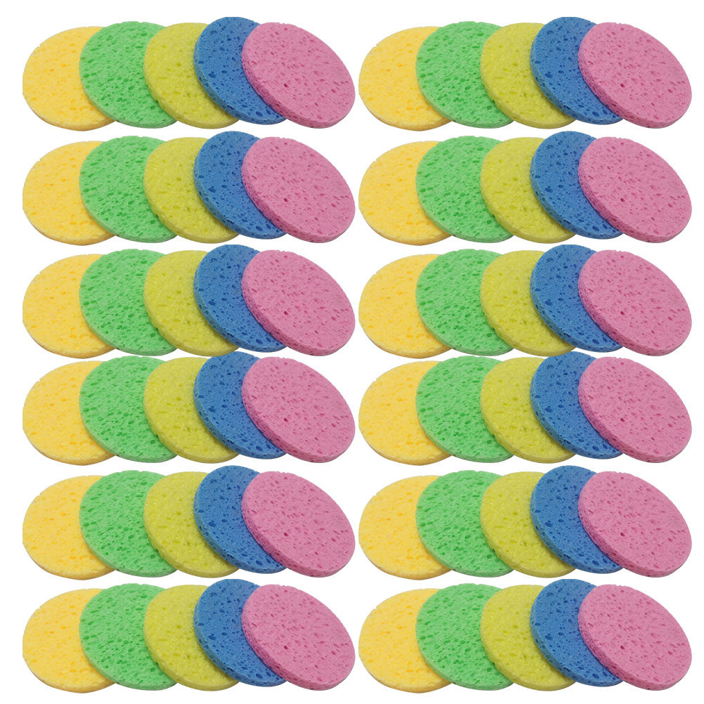 Cleanser Face - 50Pcs Facial Sponge for Sensitive Skin