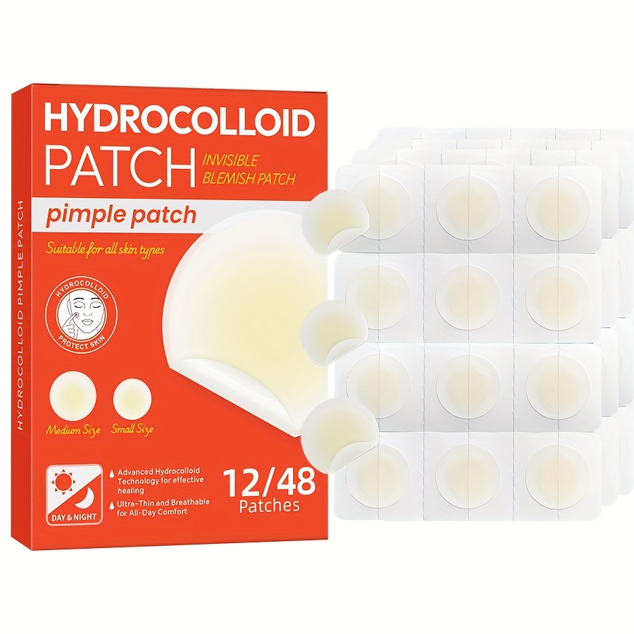 Face Moisturizer - 48 PCS Hydrocolloid Acne Patches Provide