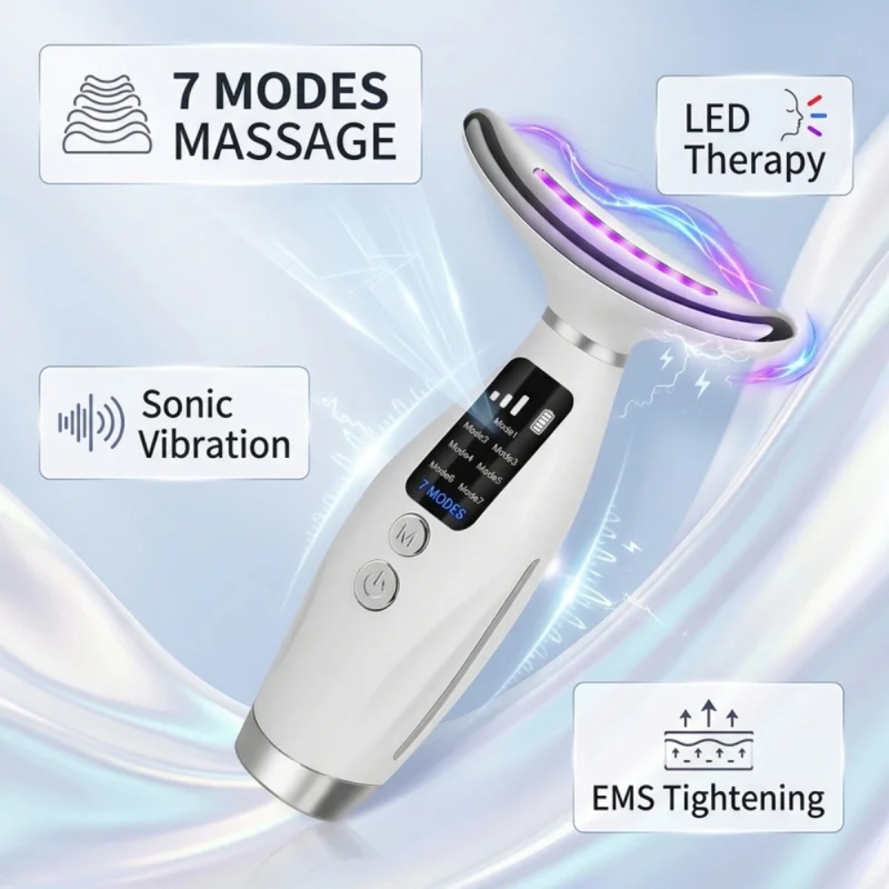 Neck Face Lifting Massager 7 C - Skincare Glowing 评论和价格