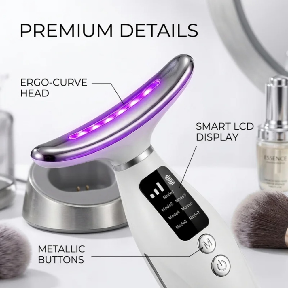 Neck Face Lifting Massager 7 C - Skincare Glowing 评论和价格