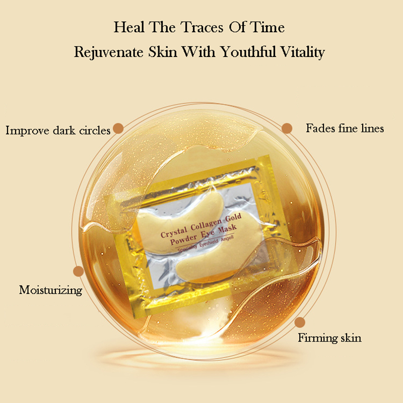 10/20pcs Golden Crystal Collag - Face Mask Skincare 评论和价格
