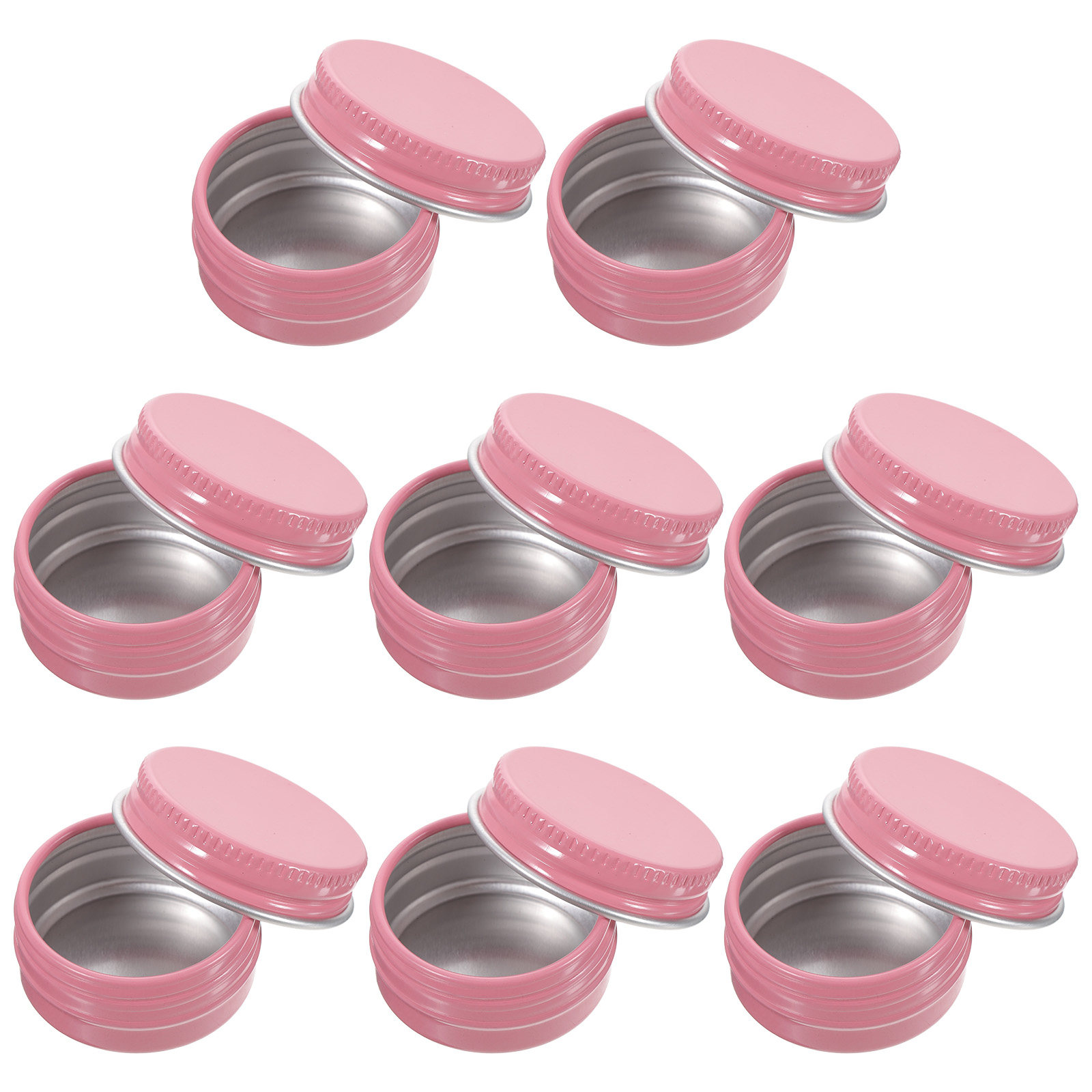 8Pcs Round Aluminum Tin Jars E - Lip Balm 评论和价格