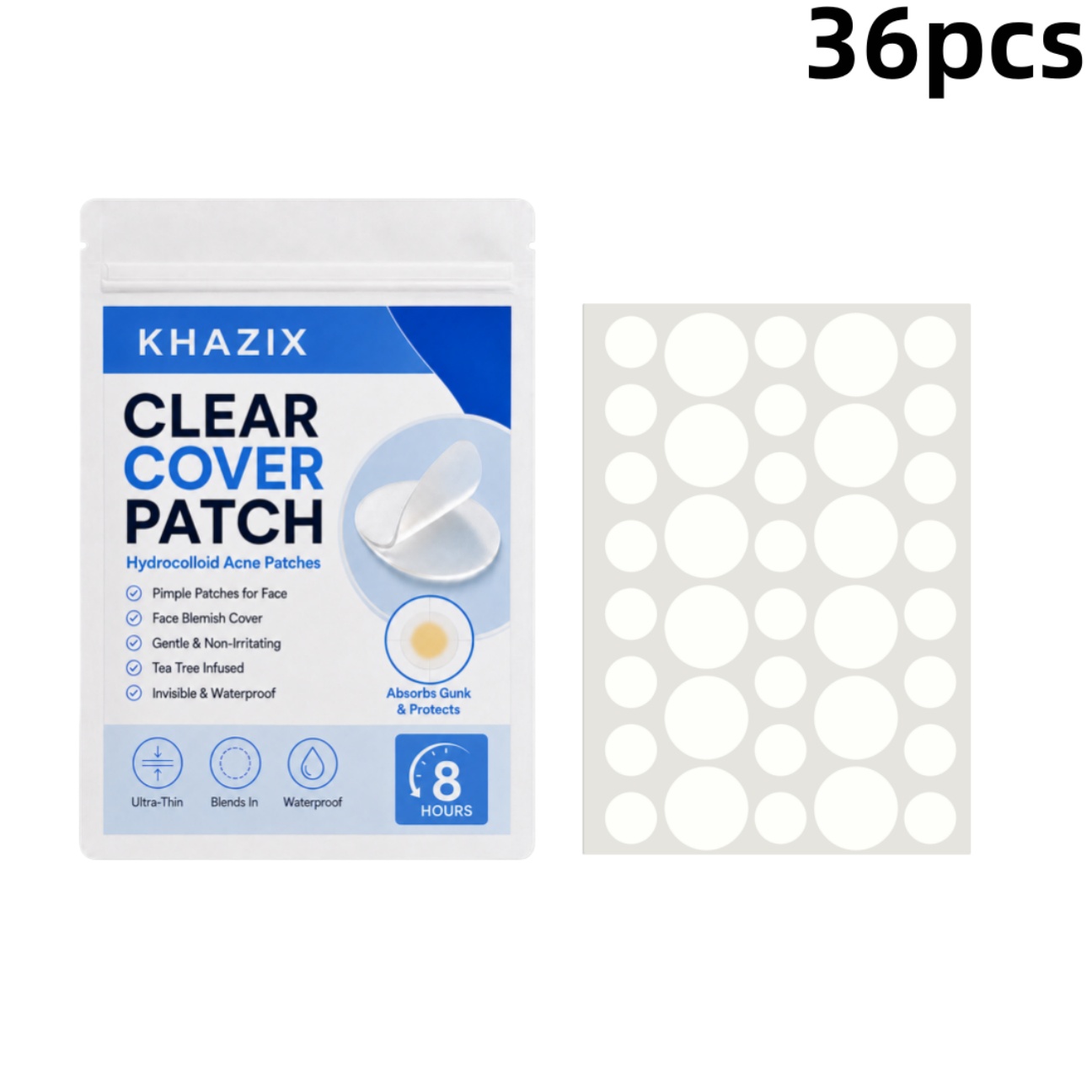 36pcs Transparent Pimple Patch - Face Moisturizer 评论和价格