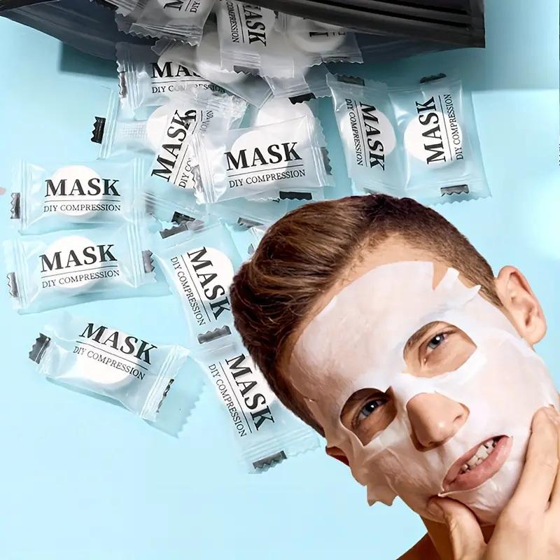 **100PCS Disposable Compressed - Face Mask Skincare 评论和价格
