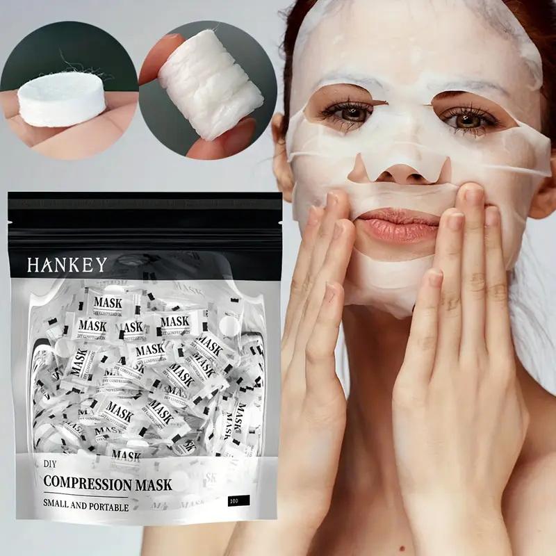 **100PCS Disposable Compressed - Face Mask Skincare 评论和价格