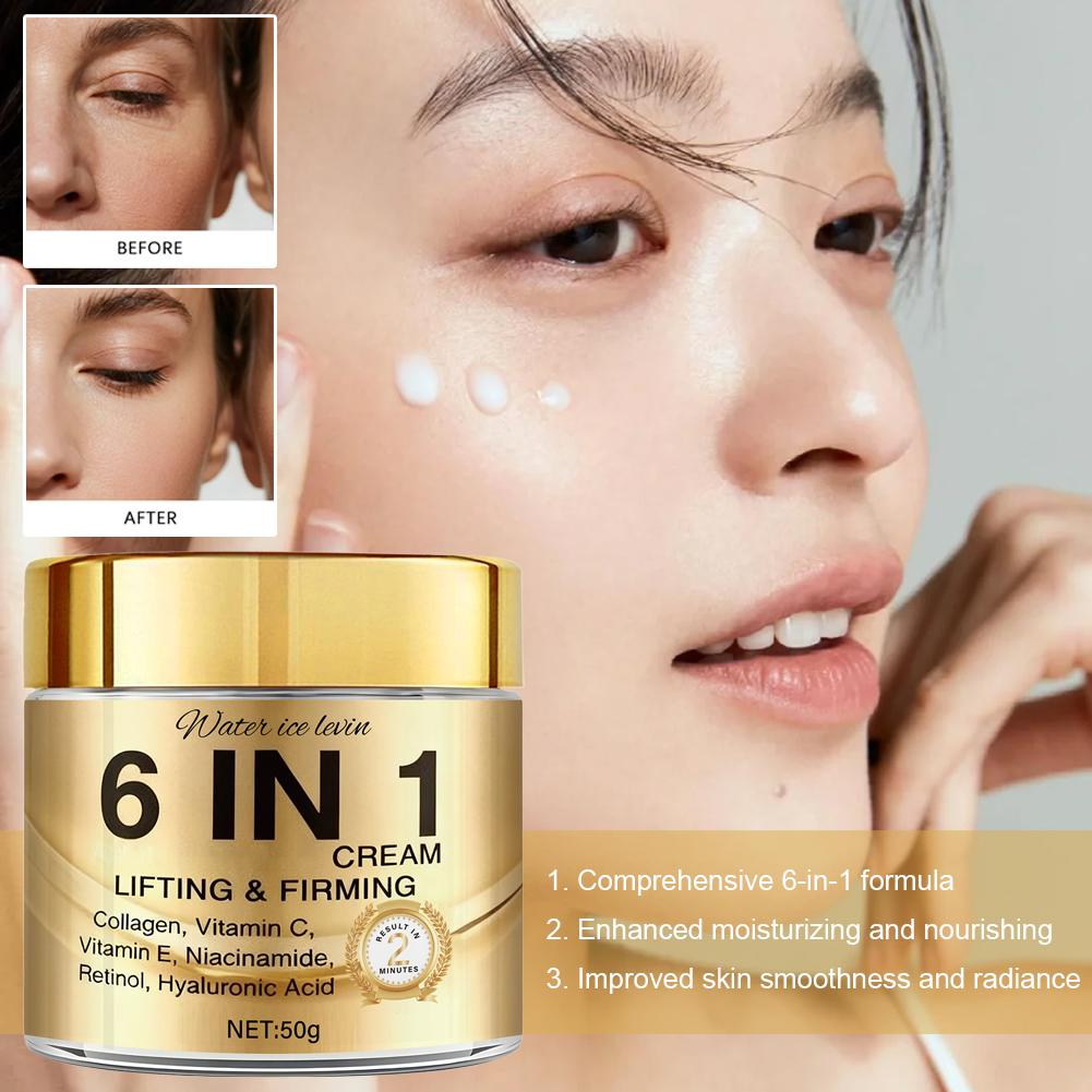 6 IN 1 Collagen Face Cream Lif - Vitamin C Serum 评论和价格