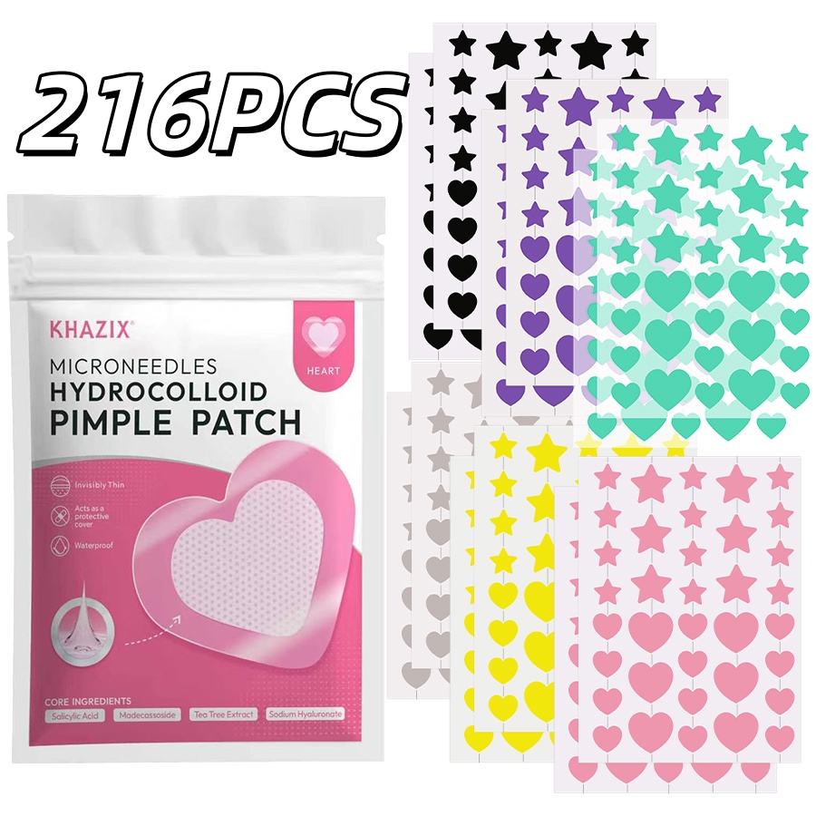 216PCS 6-color Star-shaped Acn - Face Oil 评论和价格