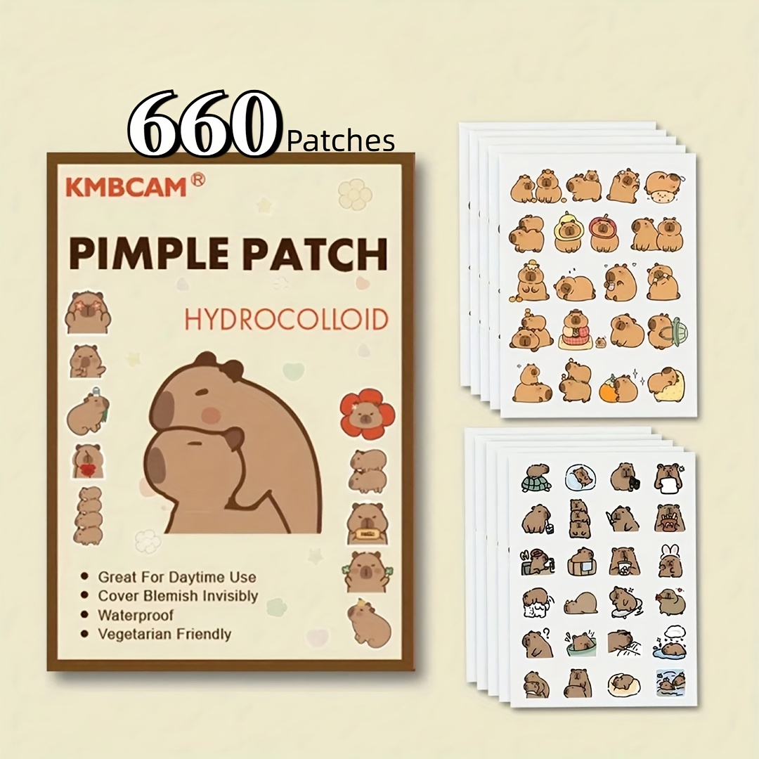 Capybara Shaped Pimple Patches - Face Oil 评论和价格