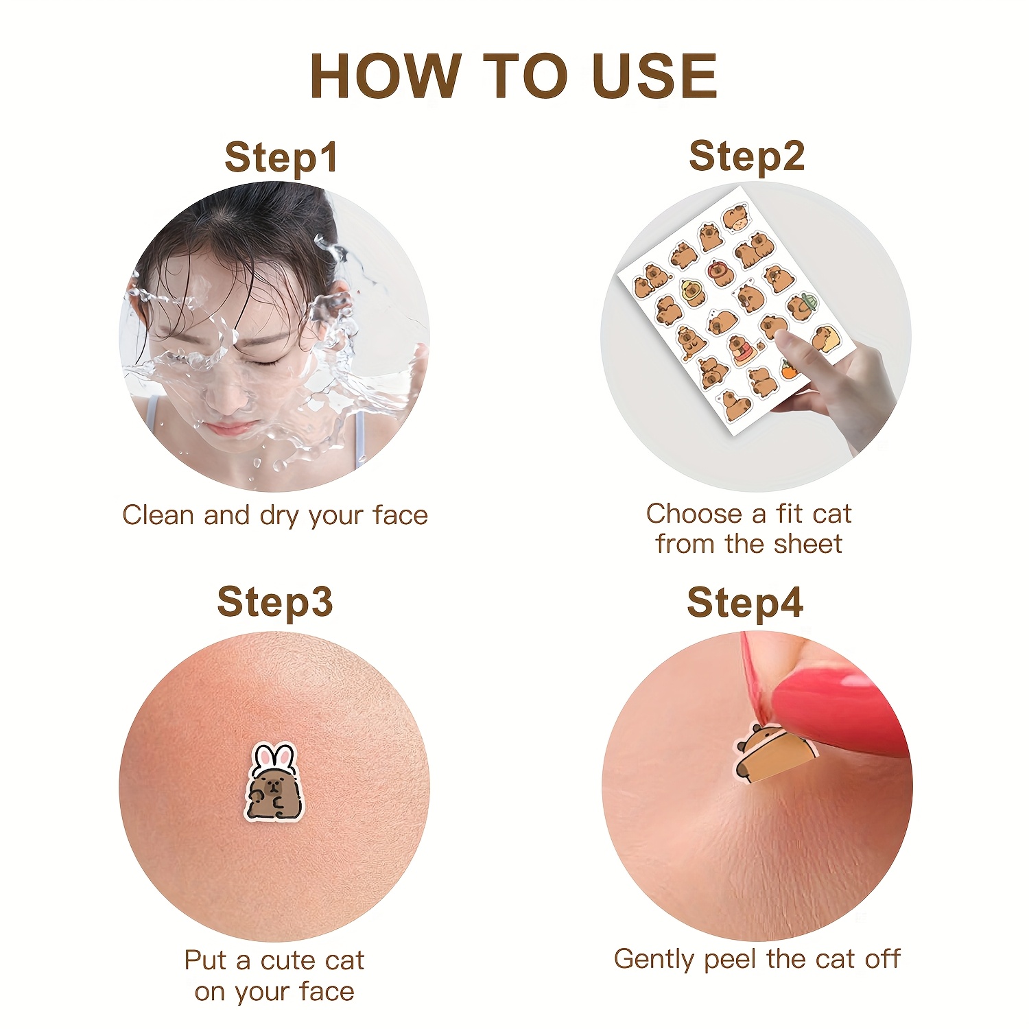 Capybara Shaped Pimple Patches - Face Oil 评论和价格