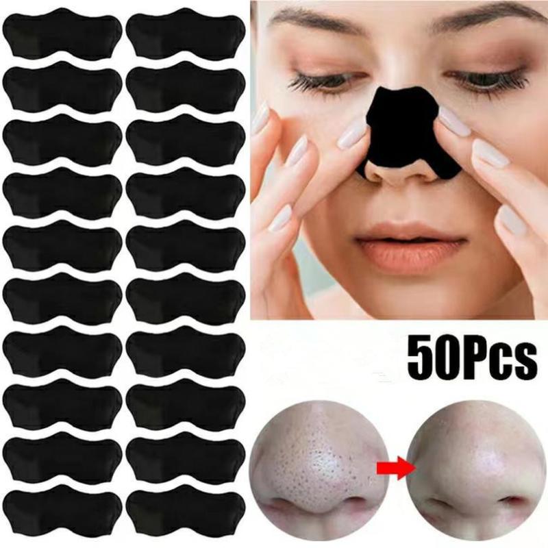【F】50Pcs Nose Blackhead Remove - Face Mask Skincare 评论和价格