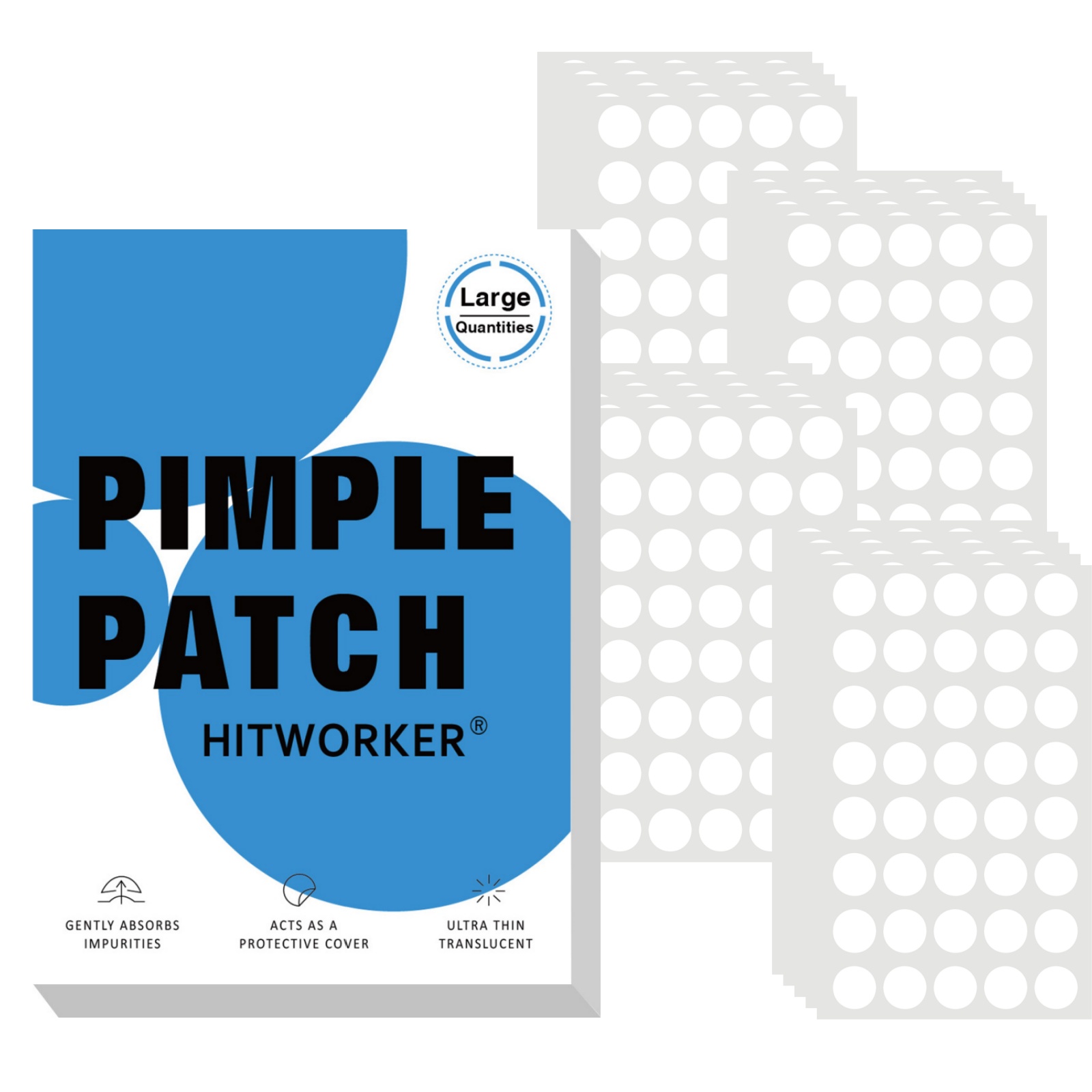 800Pcs Hydrocolloid Acne Pimpl - Skincare China 评论和价格
