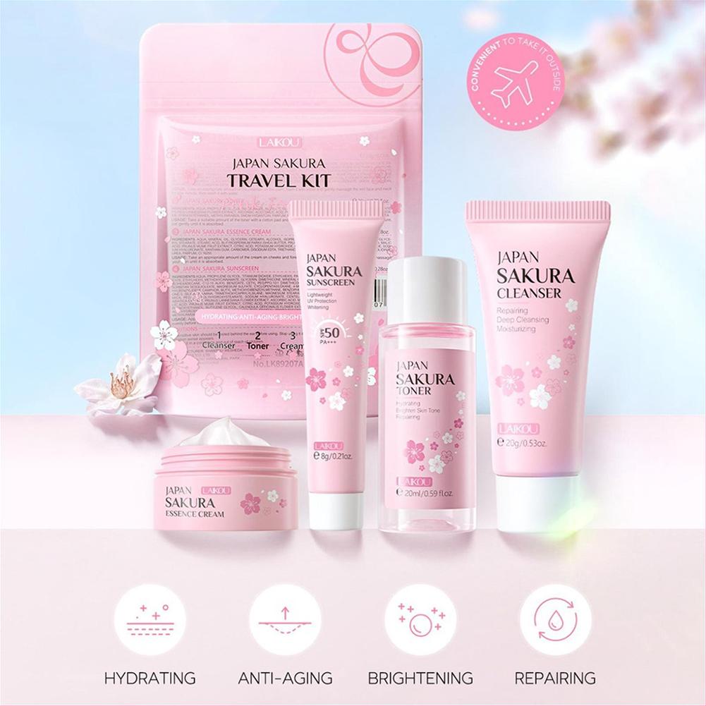 Sakura Skin Care Set facial Cl - Cleanser Face 评论和价格