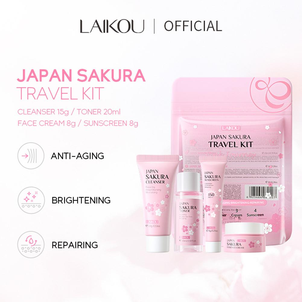 Sakura Skin Care Set facial Cl - Cleanser Face 评论和价格