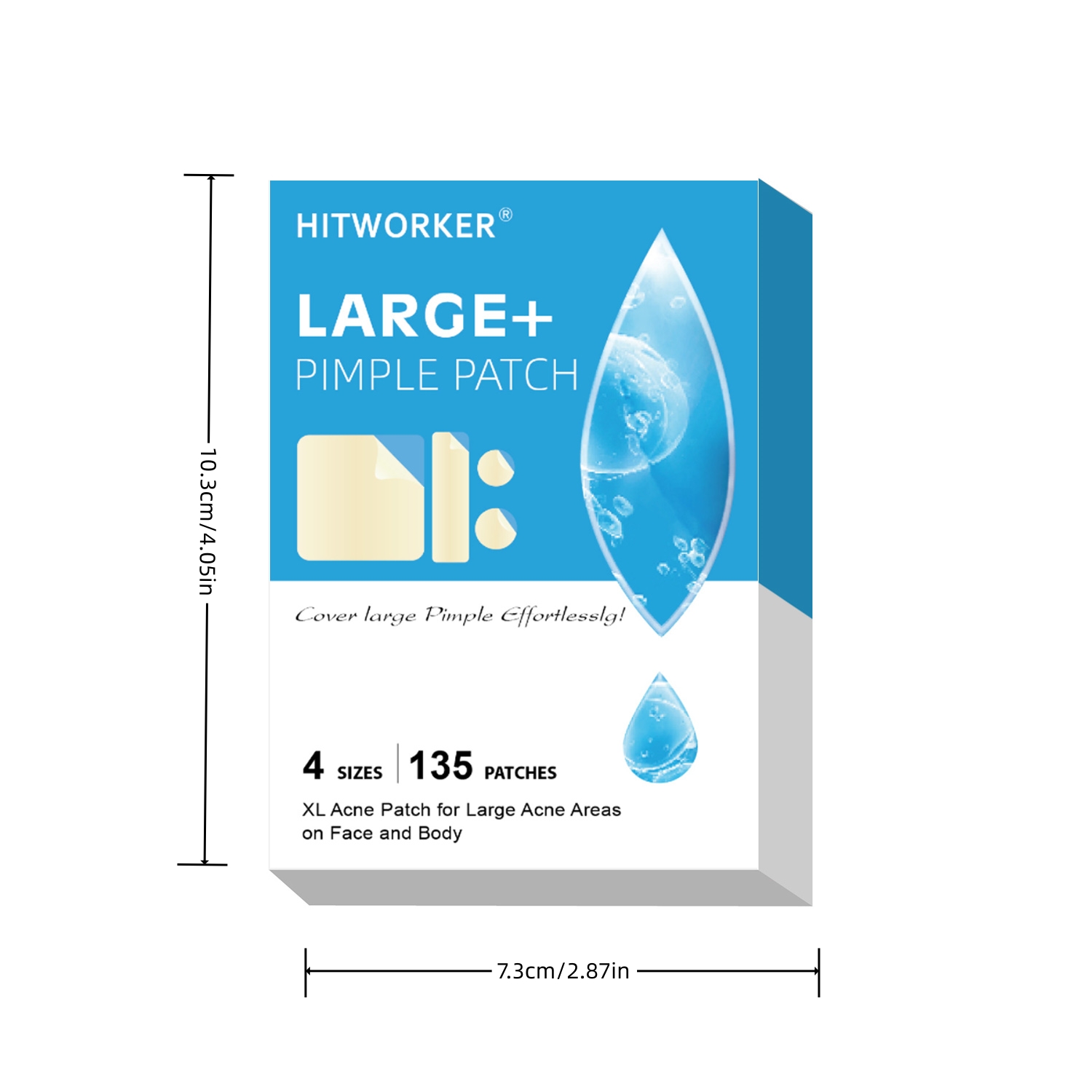 135pcs hydrocolloid pimple pat - Skincare China 评论和价格