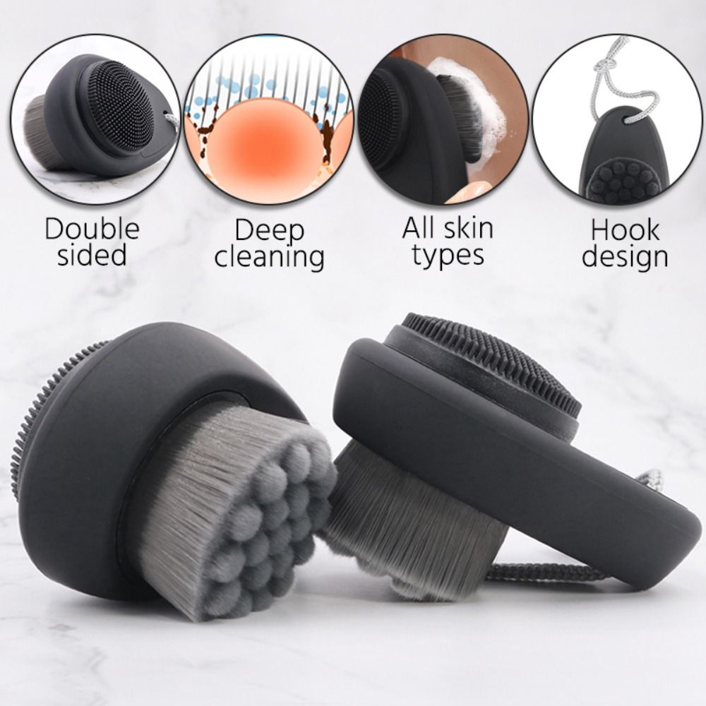 Double-Sided Silicone Face Cle - Cleanser Face 评论和价格