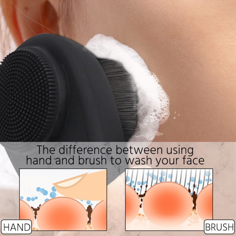 Double-Sided Silicone Face Cle - Cleanser Face 评论和价格