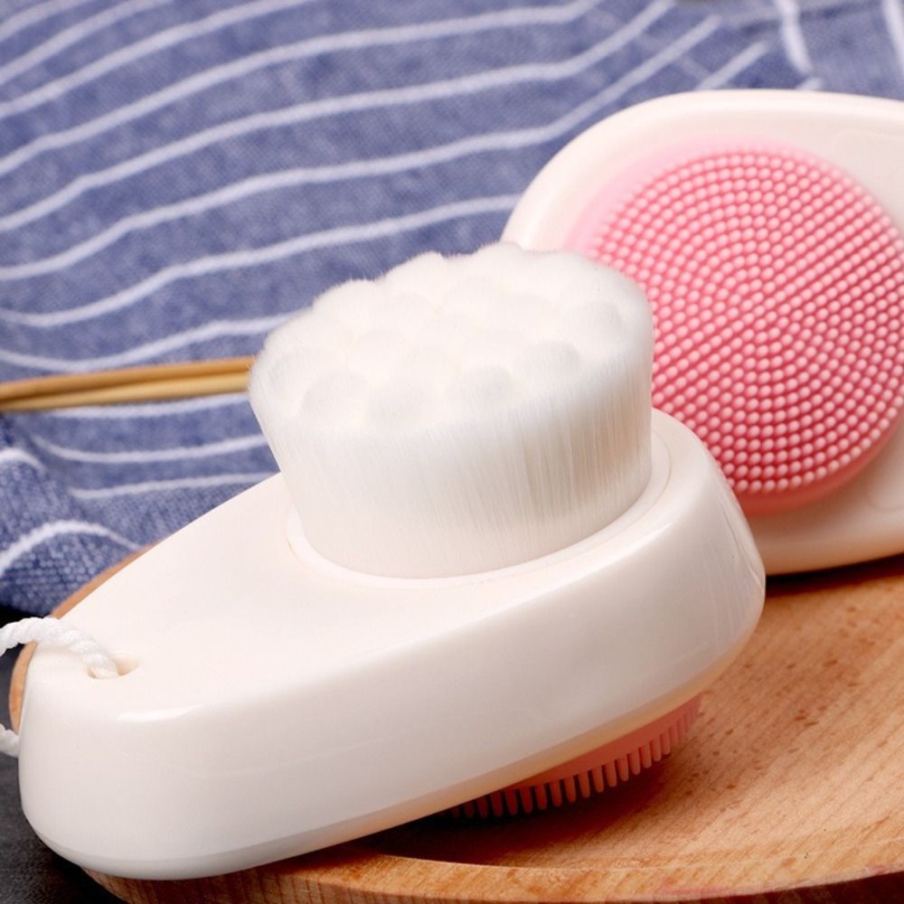 Double-Sided Silicone Face Cle - Cleanser Face 评论和价格