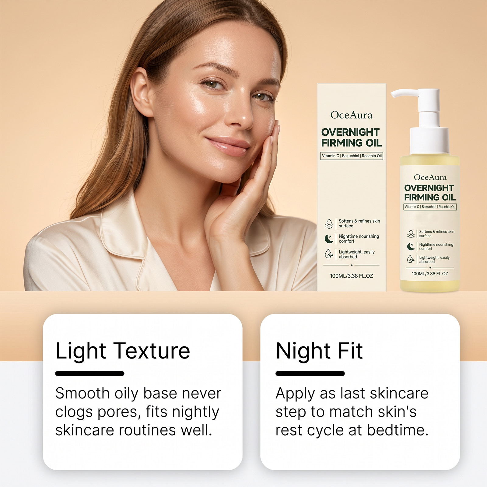 Overnight Nourishing Firming F - Face Oil Rosehip 评论和价格