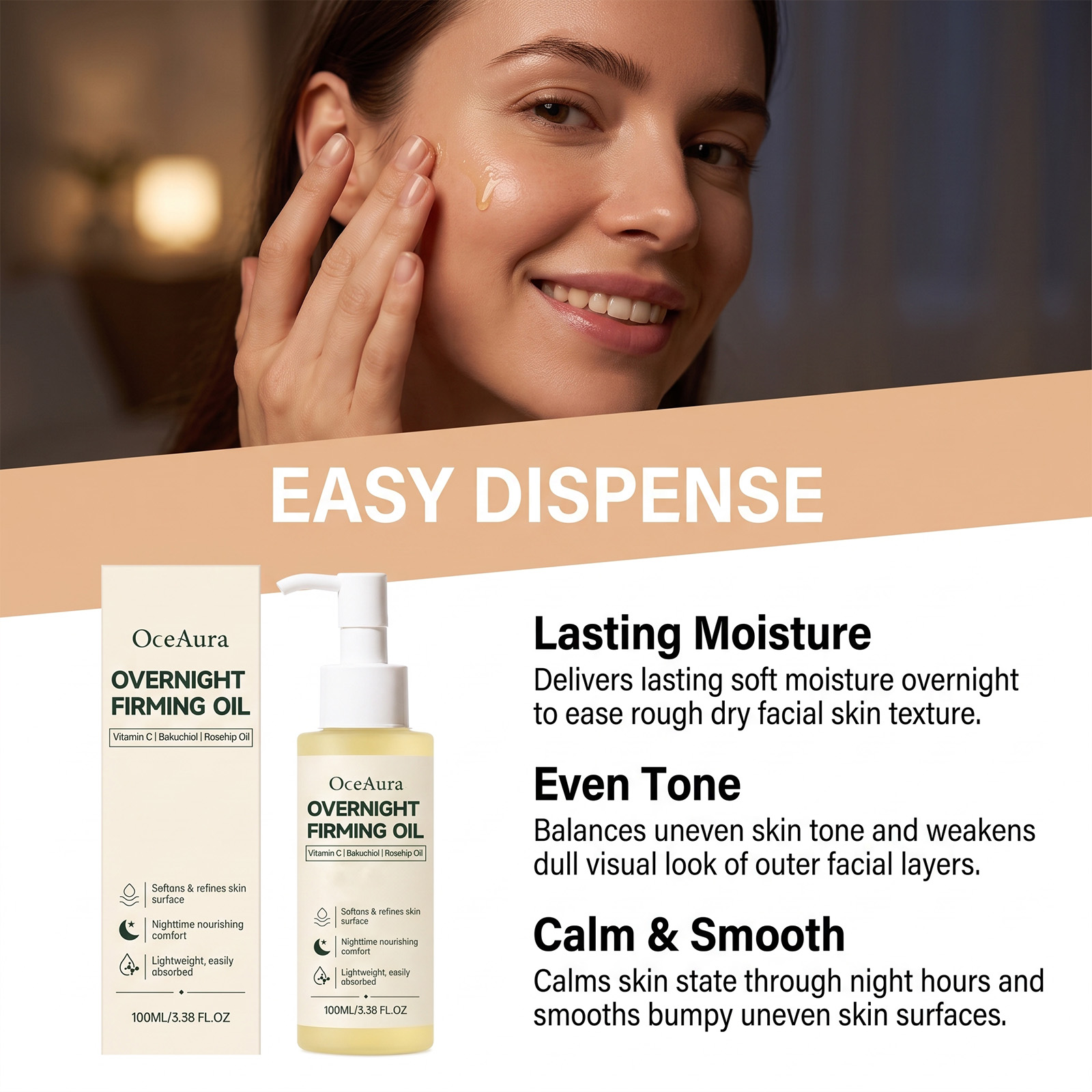 Overnight Nourishing Firming F - Face Oil Rosehip 评论和价格